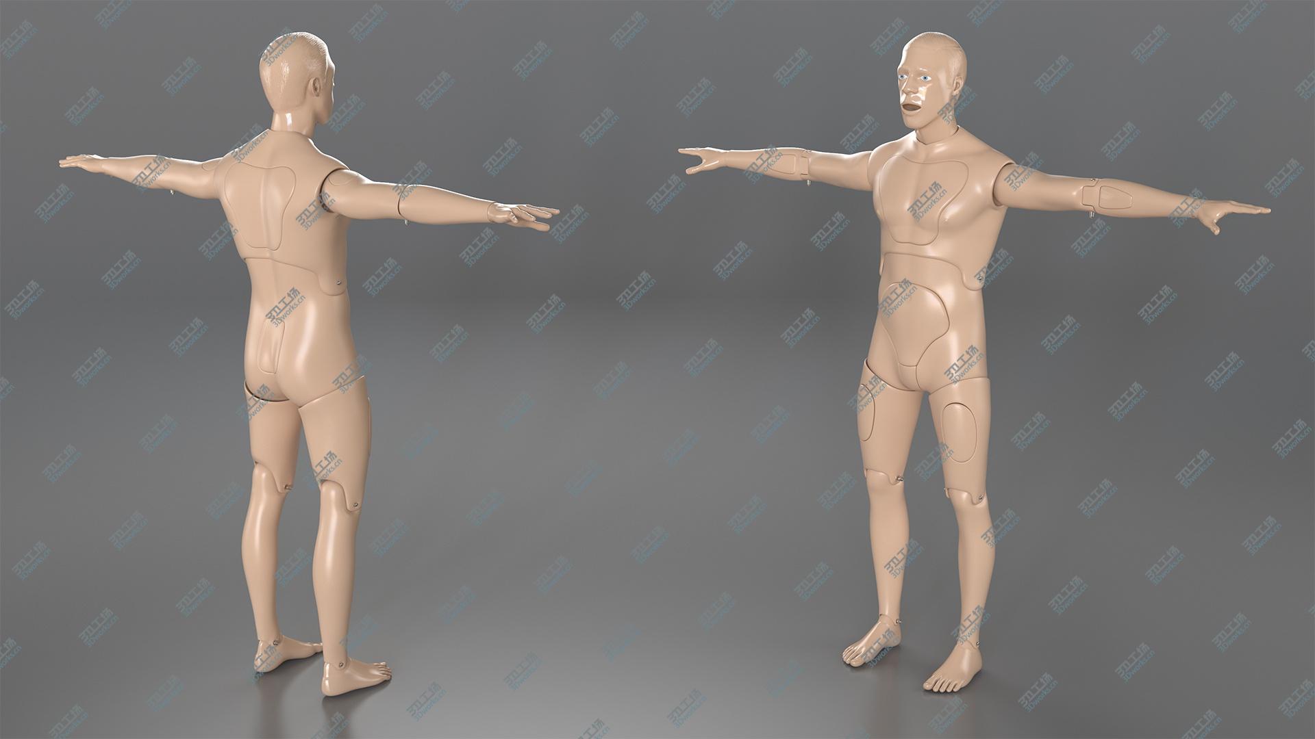 images/goods_img/2021040235/First Aid Training Manikin T-Pose 3D/2.jpg